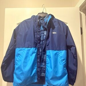 Eddie Bauer Two-Tone Blue Windbreaker